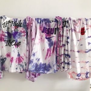 College of the Holy Cross Tie Dye Tee Shirt